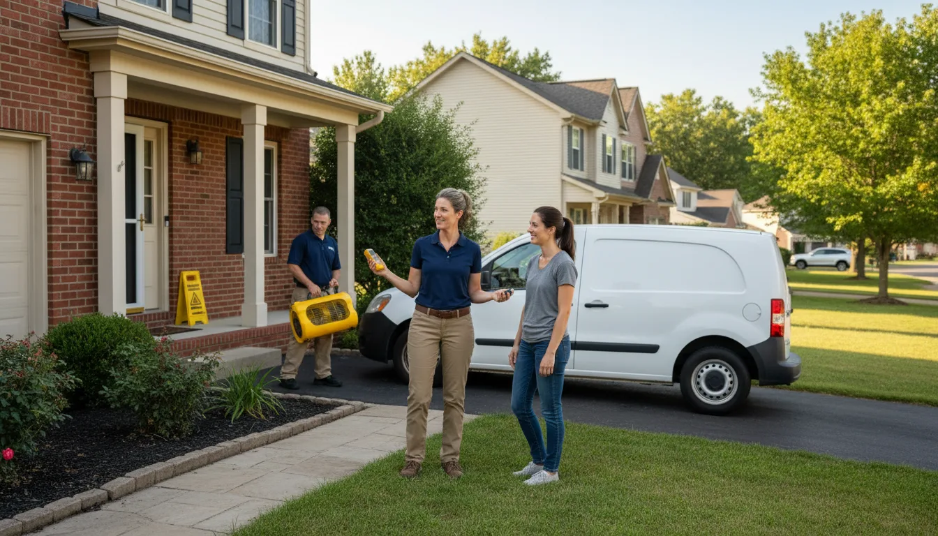 Residential water damage restoration in Black River Falls, WI
